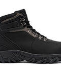 Steel Toe Boots For Men Work Shoes With Puncture Resistant Plate And ASTM F2413 18 Safety Standard, Black Size 8 UK, side view