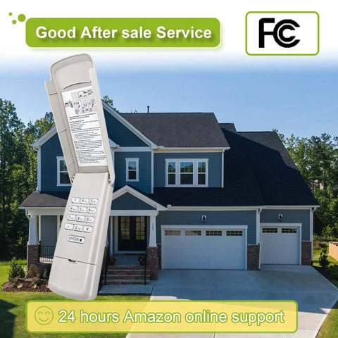 Keyless Garage Door Opener Keypad Replacement for LiftMaster, Chamberlain, Craftsman and 877 Series Openers Wireless Entry Pad