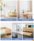 Living room, restaurant, baby bed, office, classroom with 6.6Ft Silicone Edge Protector Strip for Baby Proofing applied