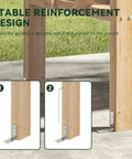 Close-up of cedar wood pergola swing bench leg with metal base support for Cedar Wood Outdoor Pergola Swing Bench With Stand And Canopy Three Seat Patio Hammock Swing Set With Durable Metal Chains For Backyard Garden Comfort Sturdy Porch Swing.