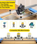 Portable 48 Inch Router Sled For Wood Slabs Adjustable Slab Flattening Jig For DIY Woodworking And Home Projects Pro Grade