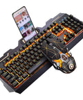 Level Up Your Desk Setup With This Solid Usb Wired Gaming Keyboard And Mouse Combo Packed With Mechanical Feel Anti Ghost Keys And Sick Led Backlighting For Pc And Laptop Gaming Sessions.