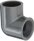807 Series PVC Pipe Fitting 90 Degree Elbow Schedule 80 2 In Socket X 2 In NPT Female Heavy Duty Plumbing Fitting for Tough Jobs