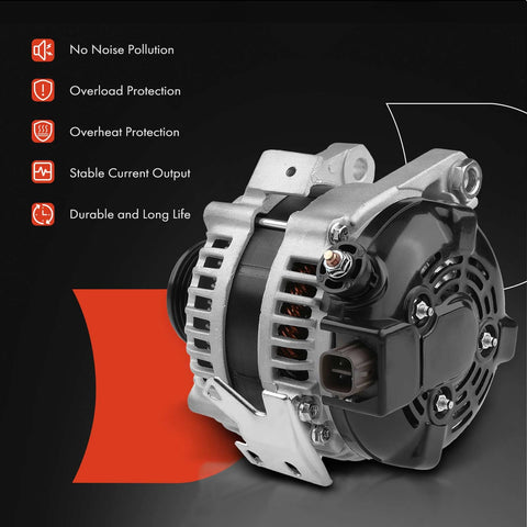 Alternator Replacement For Ford Escape 2008 Mercury Mariner 2008 And Mazda Tribute 2008 With V6 3.0L Engine 12V 150A Clockwise