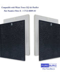 Must Have Replacement Filter Set For Winix XQ And XQ Pro Tower Air Purifiers, 2 H13 True HEPA Filters Plus 2 Activated Carbon Odor Filters