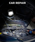 LED Work Light 18W 2400LM Magnetic Flood Light With Aluminum Alloy Body illuminating car engine during repair