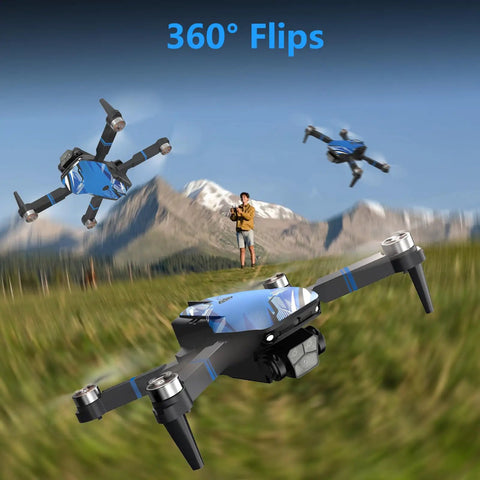 Foldable RC Mini Quadcopter With FPV HD Camera And 90 Degree Adjustable Lens Live Video Brushless Motors 270 Degree Obstacle Avoidance