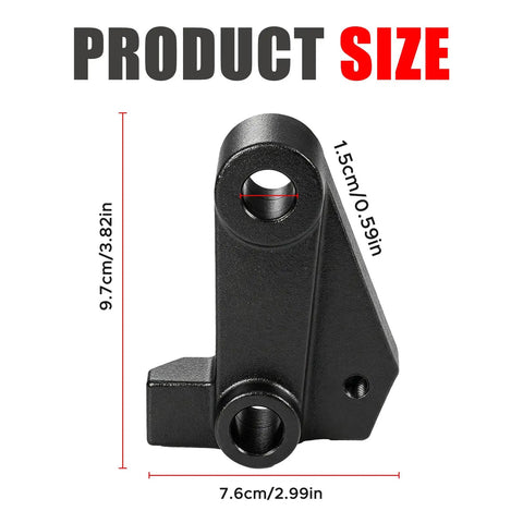 Upgraded Passenger Side Exhaust Manifold Clamp Repair Kit For 1997 Through 2016 Ford F150 F250 E150 E350 Truck And Lincoln Navigator Bail On Snapped Studs With Premium Iron Hardware Quick Ratchet Fix No Sweat Seal, showing dimensions and angles.