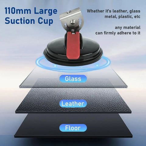 Kickin 65Mm Stroke Electric Telescopic Linear Actuator With Variable Speed Reciprocating DC Motor Kit Featuring Flexible Suction Cup Mount on various surfaces.