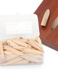 Pocket Hole Plug Kit From Solid Pine Wood Lightweight Durable Woodworking Plugs 50 Piece Set With Drilling Locator Accessory For Cabinetry