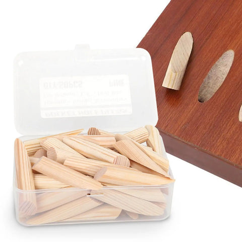 Pocket Hole Plug Kit From Solid Pine Wood Lightweight Durable Woodworking Plugs 50 Piece Set With Drilling Locator Accessory For Cabinetry
