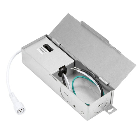 2 Inch Recessed LED Downlight With Premium Anti Glare Trim, 600 Lumens Bright White Glow, 5 Tunable CCT Options For A Sleek Home Lighting Setup Today, installation box with wires.
