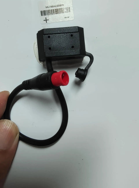 Close-up of connector for Ultra Thin Flexible CIGS Solar Panel Charger For Portable Power On The Go, waterproof photovoltaic