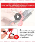 Demonstration of installing upgraded metal trigger for V10 V11 SV12 SV14 vacuum cleaner power switch button replacement