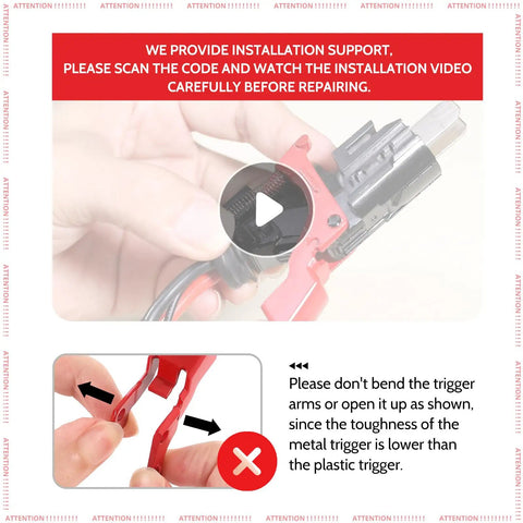 Demonstration of installing upgraded metal trigger for V10 V11 SV12 SV14 vacuum cleaner power switch button replacement