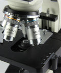 Close-up of Trinocular Biological Microscope for Middle and High School Students with Photo Capture Capability, 40x to 1000x Magnification