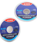 Pro Grade Desoldering Wire Solder Wick For Electronics Fast Heat Conduction Copper Wick For PCB Boards 1.5m Length 4mm Width 1mm Thickness Easy Solder Removal High Purity Copper spool