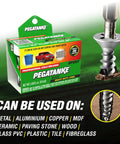 Two Part Epoxy Resin And Cold Weld Adhesive For Gas Tanks And General Repairs Beefy Heavy Duty High Temperature Waterproof Bond 1.48 oz Built To Take Heat And Last Through Tough Metal Fixes, shown with packaging emphasizing usage on metals, wood, and more.