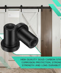 10 Piece Barn Door Spacers Kit For Sliding Track Hardware With One And Five Sixteenths Inch Spacers, wall connection set.