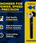 Tough As Nails Forstner Drill Bit Set Forged Steel Center Points For Hella Smooth Woodworking And Precision Hole Drilling featuring a 1 inch bit.