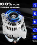 High Output 80 Amp 12V Alternator Replacement For 3.4L Toyota 4Runner, Tacoma, And Tundra Fits 1999 To 2004 Models, CW Rotation