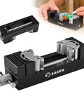 Kickass Smart Fractal Mini Bench Vise With Self Adjusting Dual Jaw Precision Clamp For Drill Press Circuit Boards Pipes And Odd Parts A Hella Useful Diy Workbench Staple, compact vise with dual jaws, 6 inch black design.