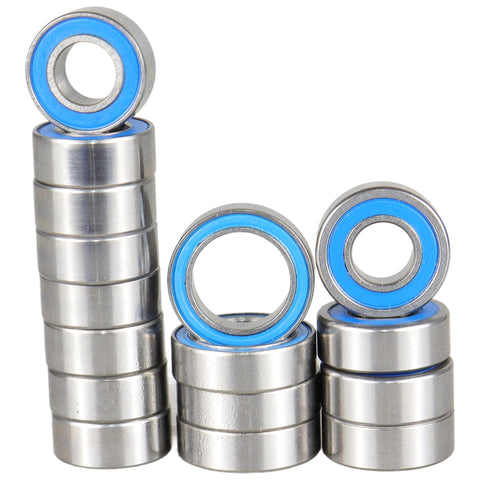 High Speed RC Bearing Kit With MR115 2RS 5x11x4mm MR128 2RS 8x12x3.5mm And MR105 2RS 5x10x4mm ABEC 3 Precision Bearings