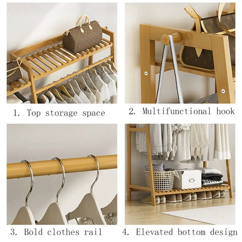 Workhorse Heavy Duty Clothes Rack With Double Shelf Built Tough Hanging Organizer For Winter Coats And Casual Wear, showcasing top storage and clothes rail.