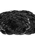 Top Shelf Buna Nitrile O Rings Pack Of 1000 With 70 Durometer Rating And Sulfur Cured Compounds Meeting NSF 61 Plumbing Code Requirements That Deliver Dead On Sealing Every Single Day. Black rubber O rings stacked in bulk.