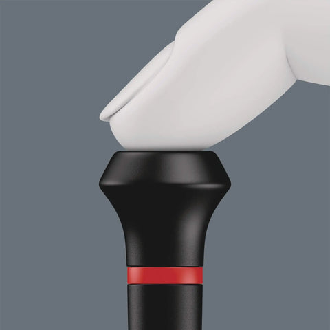 Kraftform Micro Phillips Screwdriver For Electronics PH 00 X 60 mm Anti Roll Swivel Cap in ergonomic use