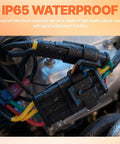 Waterproof Automotive Wire Connector Kit with 1008 Pieces and 63 Sets installed showing IP65 waterproofing in car engine