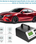 Pro Grade 1000W Car Dent Repair Kit With Digital Control Induction Heating for Paintless Dent Removal next to red car