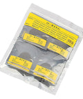 Watch Gasket Kit 950 Pieces With 19 Sizes From 12 To 30 mm For Easy Diy Watch Repairs, durable rubber seals in plastic packaging.