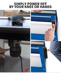 Heavy Duty Keylock Router Table Switch With Dual Power Outlets No Sweat Install For Any Professional Woodshop 125V 15Amp safety usage demonstration