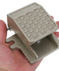 Air Valve Foot Switch Pneumatic Pedal Controller With Beefy Iron Construction And Easy Installation For Heavy Duty Performance In Demanding Industrial Tasks And High Frequency Operations, khaki foot pedal in hand