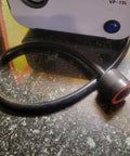 Silicone tubing 1/2 in ID × 5/8 in OD, black, 5 ft; flexible food-grade hose for brewing