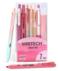Gel Pen And Highlighter Journal Set Featuring A 7 Piece Assortment Of Pastel And Neutral Colors With 0.5mm Twin Ball Fine Point Gel Pens And 0.7mm Black Retractable Pen Smooth Writing No Bleed Perfect For Journaling And Doodling in packaging