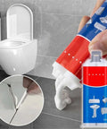 All Purpose Tile Crack Filler Adhesive For Tiles And Surfaces High Strength Repair Paste For Ceramic Porcelain Glass Fiberglass And Stone Quick Set Smooth Spreading Durable Bond Glossy Finish Fast Acting Repair 50ml tube shown in use on tile and bathroom surfaces.