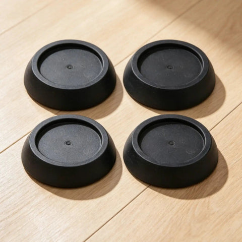 Four Pack Anti Vibration Pads For Washer And Dryer Shock Absorbing Rubber Feet For Appliances And Furniture Stability