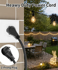 Heavy Duty 25 Ft Outdoor Extension Cord Built Like A Beast With Three Evenly Spaced Weatherproof Outlets for outdoor lighting