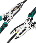 10 In 1 Wire Stripper Tool For Copper Aluminum And Steel Wires Heavy Duty Multifunction Cable Cutter with CR-V blades shown in use