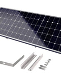 DC 35V 25W Solar Panel Powered Charger Kit With Mount Bracket For ME GO 600 Automatic Sliding Gate Openers, High Efficiency And Plug In And Go