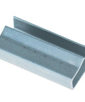 Five Eighth Inch Open Snap On Metal Poly Strapping Seals Silver Heavy Duty Clamps For Poly Strapping Smooth Inside Surface