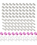 100Pcs Plasma Cutter Torch Tip Nozzles Consumables Kit For STC750P WSD60 SG55 AG60 with nozzles, cups, electrodes, guides