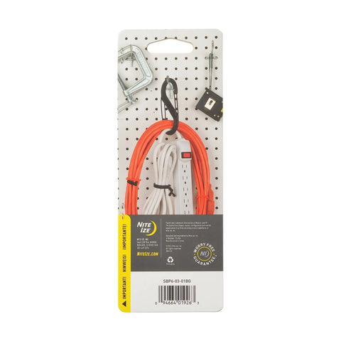 Pegboard with Dual Gate S Shaped Plastic Carabiner With Two Clips For Keys And Gear Glass Filled Nylon Durable Clip
