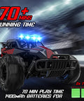 Ultra Fast One To Twelve Scale Remote Control Car Dope Off Road Monster Truck With Two Point Four GHz Radio 33 Km Per Hour Speed