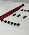 3D Tool Tray Socket Extension Organizers Set for drawer organization, 3-piece red and black magnetic trays displayed individually