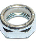 Thin Pattern Nylon Insert Lock Nuts 3/4-16 Zinc Plated Steel Nylock Nuts 5 Pack for Automotive Machinery and DIY Projects