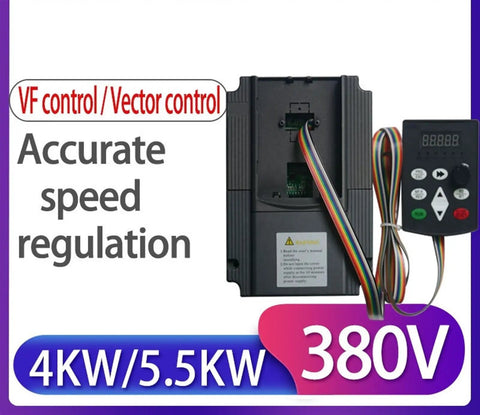 380V 5.5KW Variable Frequency Drive For 3 Phase Motors Heavy Duty VFD Inverter Speed Controller and Frequency Converter