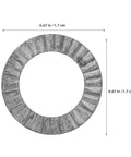 30 Pair M10 Double Layer Self Locking Wedge Shaped Anti Vibration Safety Washers Built From Heavy Manganese Steel, 0.67 in diameter.